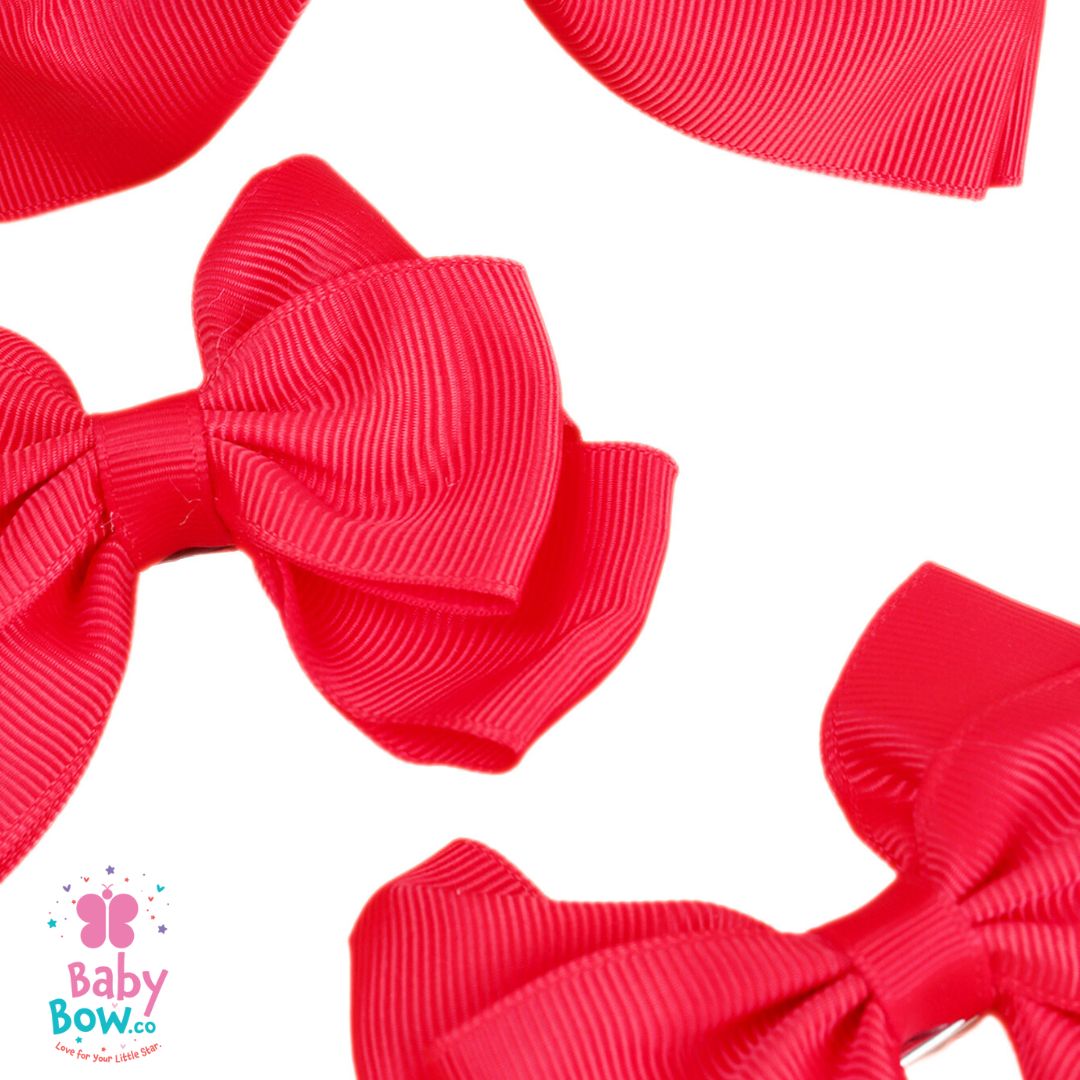 3 Pcs Back to School Ribbon Hair Bow Headband Set.