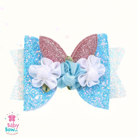 Little Girls Adorable Hair Clip - Blue